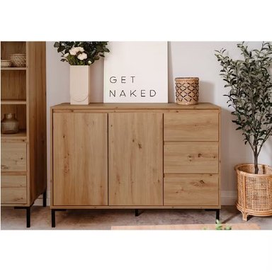 APARADOR R&R MUEBLES MARRÓN CLARO MODERNO MELISSA 120CM