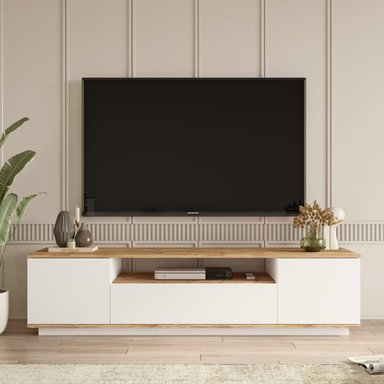 MUEBLE DE TV 55' MODERNO LUNA BLANCO RYR MUEBLES