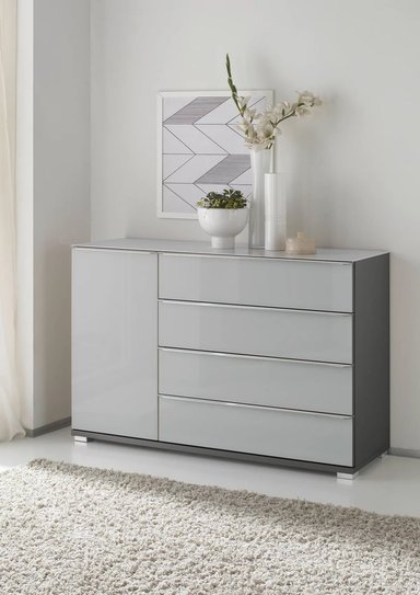 APARADOR R&R MUEBLES SONTO GRIS MODERNO