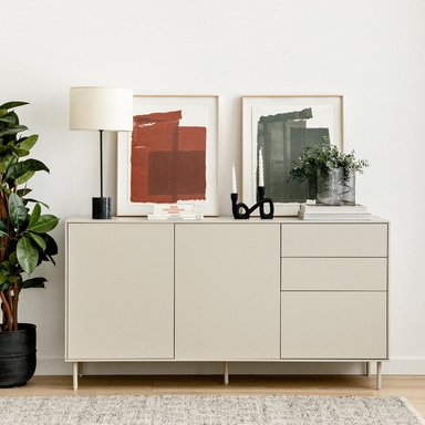 APARADOR R&R MUEBLES INANAGI BLANCO MODERNO