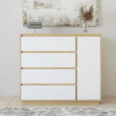 APARADOR R&R MUEBLES HEIKAN MULTICOLOR MODERNO