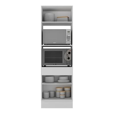 MUEBLE DE MICROONDAS R&R MUEBLES GREK BLANCO RYR MUEBLES - 2