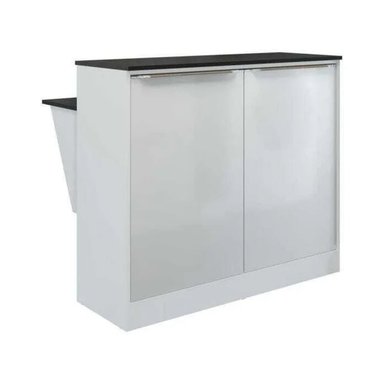 MESA DESAYUNADOR R&R MUEBLES NOEL MULTICOLOR 106X67.5CM TANYA MARRÓN Y NEGRO RYR MUEBLES - 2