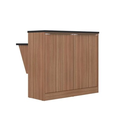 MESA DESAYUNADOR NOEL BLANCO Y NEGRO RYR MUEBLES - 2