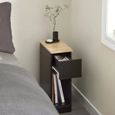 MESA LATERAL LETTIE  NEGRO RYR MUEBLES - 2