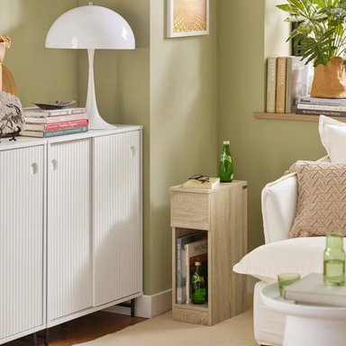 MESA LATERAL LETTIE  MARRÓN RYR MUEBLES - 1