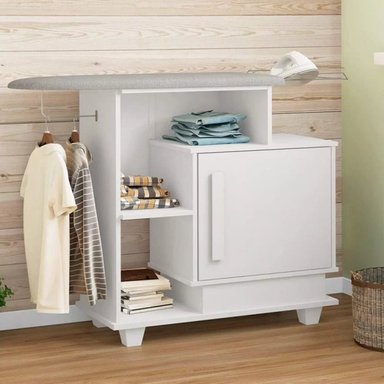 MUEBLE PLANCHADOR R&R MUEBLES KITASE BLANCO