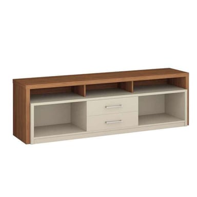 MUEBLE DE TV MODERNO 55' AVOM BLANCO Y MARRÓN RYR MUEBLES - 2