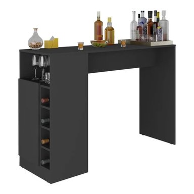 MUEBLE DE BAR GAKUTO NEGRO RYR MUEBLES - 2