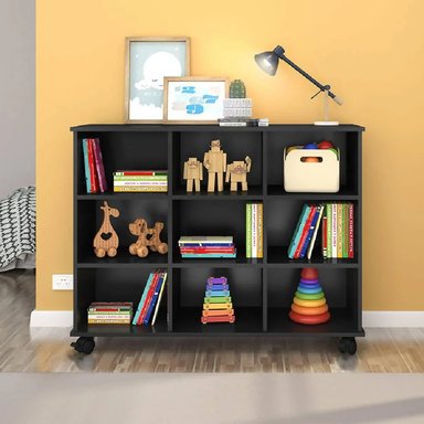 ESTANTE ORGANIZADOR SHAOTANG NEGRO RYR MUEBLES