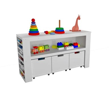 ESTANTE ORGANIZADOR OSARAGI BLANCO RYR MUEBLES