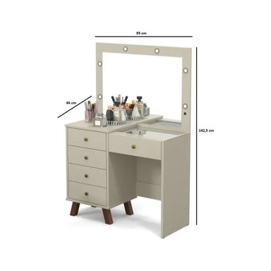 TOCADOR MODERNO EDIEM BLANCO RYR MUEBLES - 3