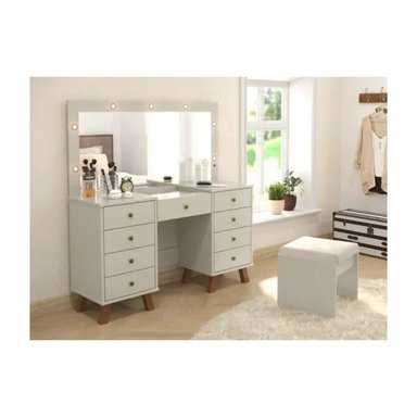 TOCADOR MODERNO LANBARDO BLANCO RYR MUEBLES