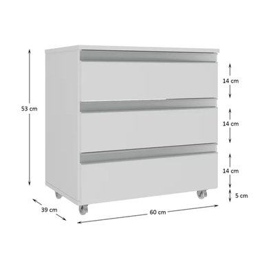 GABINETE DE BAÑO CHINATSU BLANCO RYR MUEBLES - 3