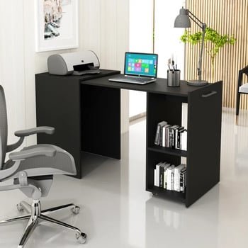 ESCRITORIO PLEGABLE KINOMI NEGRO RYR MUEBLES