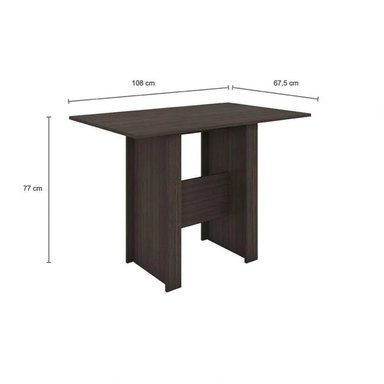 COMEDOR PARA 4 PERSONAS SACHI WENGUE RYR MUEBLES - 2