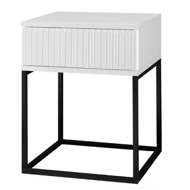 VELADOR MODERNO PRADO BLANCO 1 CAJÓN RYR MUEBLES - 2