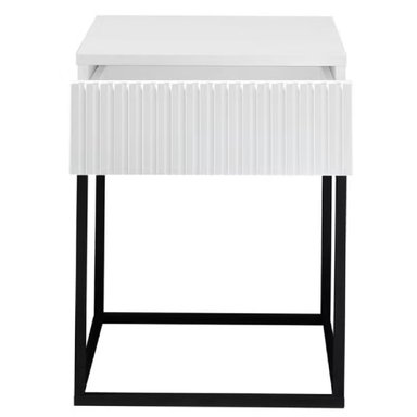 VELADOR MODERNO PRADO BLANCO 1 CAJÓN RYR MUEBLES - 3