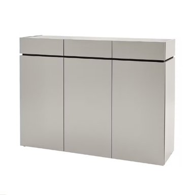 ZAPATERA MODERNA MILENA 3 CAJONES BLANCO RYR MUEBLES