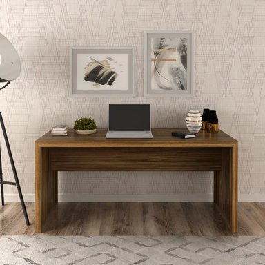 ESCRITORIO MODERNO HINOA MARRÓN CLARO RYR MUEBLES