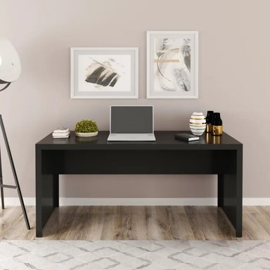 ESCRITORIO MODERNO HINOA NEGRO RYR MUEBLES