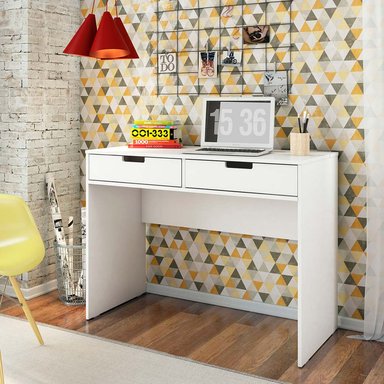 ESCRITORIO MODERNO VIGIL BLANCO RYR MUEBLES