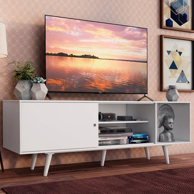 MUEBLE DE TV 65'' AMAHA BLANCO RYR MUEBLES