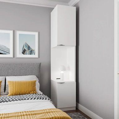 VELADOR ESTANTE KISHIKA BLANCO RYR MUEBLES