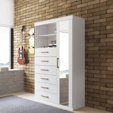 CÓMODA MODERNA EIRA BLANCO RYR MUEBLES