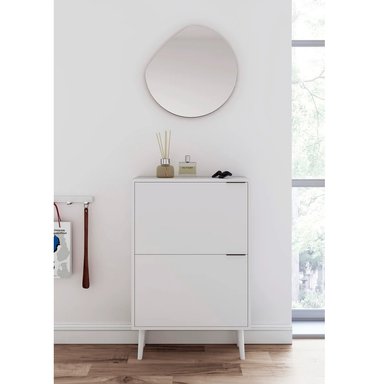 ZAPATERA RECIBIDOR VINTAGE DANU BLANCO RYR MUEBLES