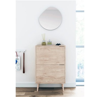 ZAPATERA RECIBIDOR VINTAGE DANU ROBLE RYR MUEBLES