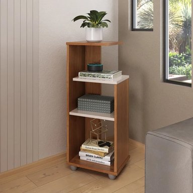 MESA LATERAL TAKAMINE MARRÓN RYR MUEBLES - 1