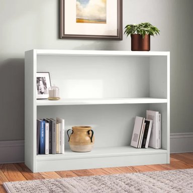 LIBRERO MODERNO KIKUNOI BLANCO RYR MUEBLES