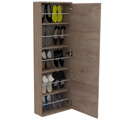 ZAPATERA FLOTANTE MODERNA DAE MIEL ALTO 138CM RYR MUEBLES - 3