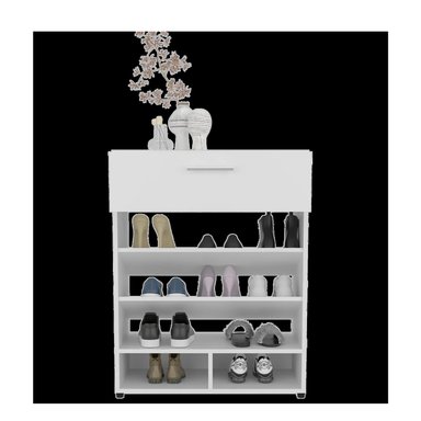 ZAPATERA MODERNA MOON BLANCO 1 CAJÓN RYR MUEBLES - 3