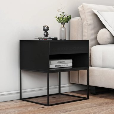 VELADOR MODERNO HOSHI NEGRO RYR MUEBLES