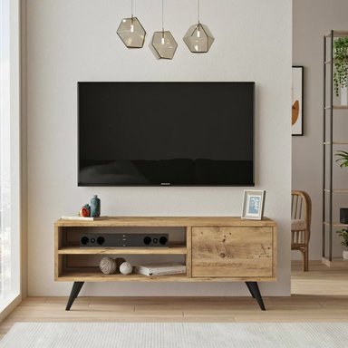 MUEBLE PARA TV MODERNA JAVIER 1 PUERTA DUNA RYR MUEBLES