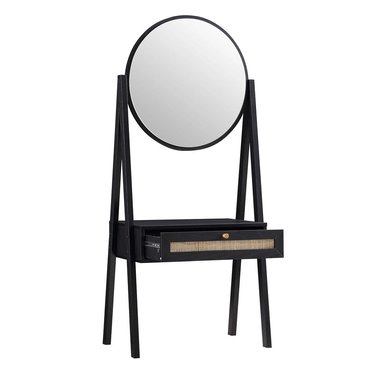 TOCADOR VINTAGE KIKUNOI NEGRO RYR MUEBLES - 2