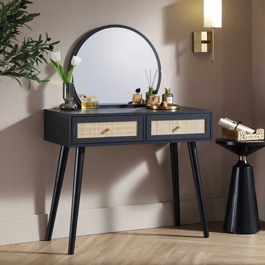 TOCADOR VINTAGE AGEHA NEGRO RYR MUEBLES