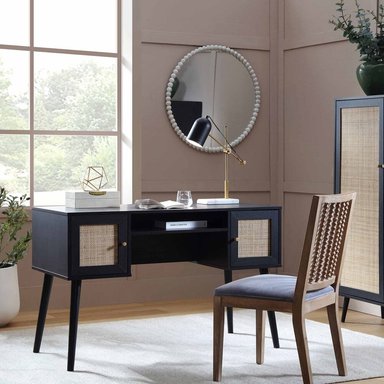 ESCRITORIO VINTAGE NIISATO NEGRO RYR MUEBLES