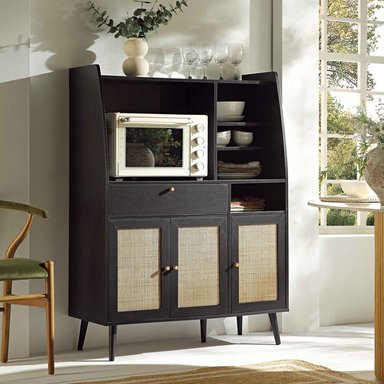 MUEBLE DE COCINA KENJUROU NEGRO RYR MUEBLES - 1