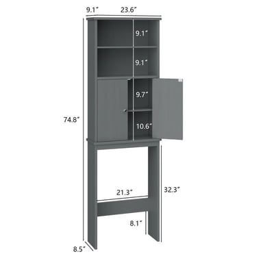 MUEBLE DE BAÑO TAKUMA GRIS RYR MUEBLES - 3