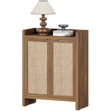 ZAPATERA MODERNA ATOU 2 PUERTAS MARRÓN RYR MUEBLES - 2