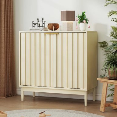 APARADOR MODERNO POCART BEIGE RYR MUEBLES - 1
