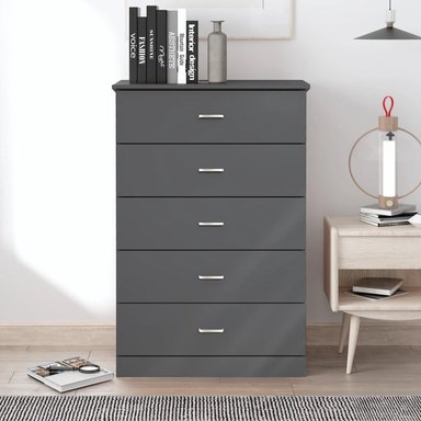 CÓMODA MODERNA TAPLA PLOMO RYR MUEBLES