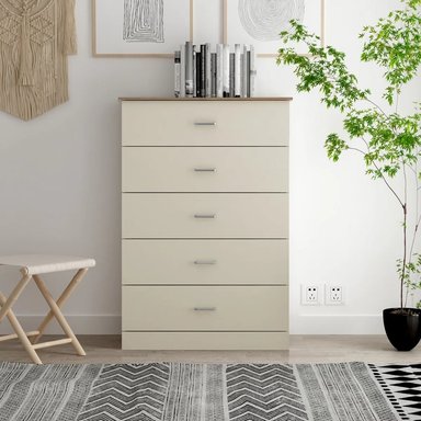 CÓMODA MODERNA TAPLA BLANCO ÁRTICO RYR MUEBLES