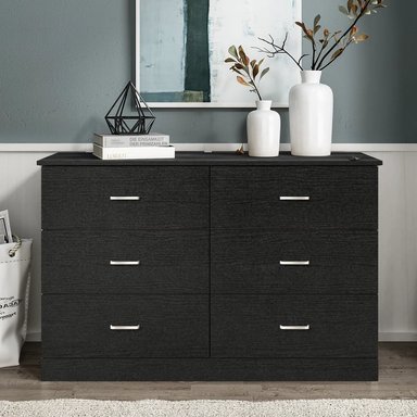 CÓMODA MODERNA MONDO NEGRO RYR MUEBLES