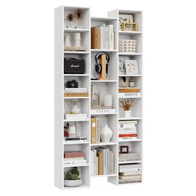 ESTANTE MODERNO YIRO BLANCO RYR MUEBLES - 2