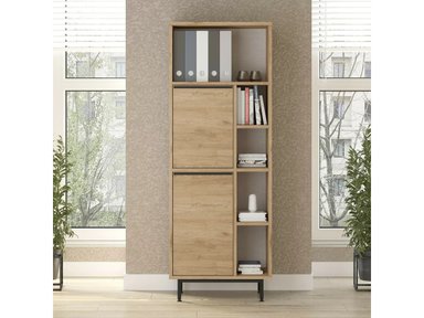 ESTANTE MODERNO 2 PUERTAS CONRAD DUNA RYR MUEBLES