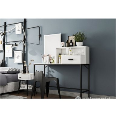 TOCADOR MODERNO ESTILO INDUSTRIAL DOMENICO BLANCO RYR MUEBLES - 2